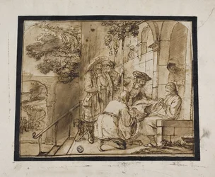Josefs brødre viser frakken sin til Jakob, 1640-årene