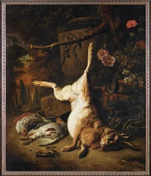 Stilleben med død hare