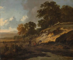 Landskap med jegere, ca. 1660-1680.