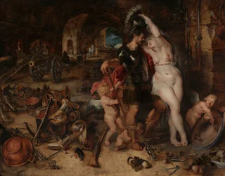 The Return from War: Mars Disarmed by Venus, ca. 1610-2
