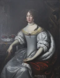 Portrett av Dorothea av Brandenburg, født av Schleswig-Holstein-Sonderburg-Glücksburg (1636–1689)