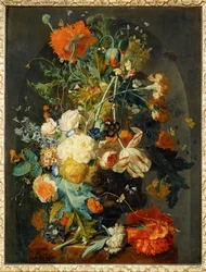 Blomstervase i en nisje...