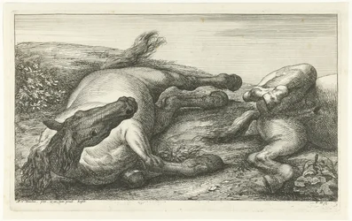 Two Fallen Horses, den venstre sett forfra Fallen Horses (serietittel)