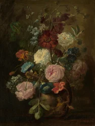Vase med blomster