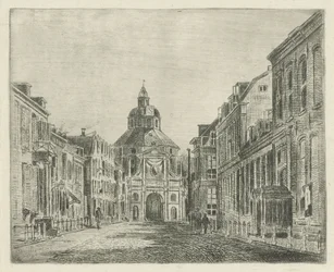 Utsikt over Wittevrouwenpoort i Utrecht