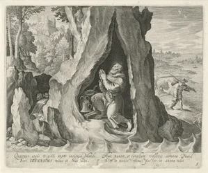 H. Johannicius av Bithynia som eremitthellige og eremitter (serietittel)