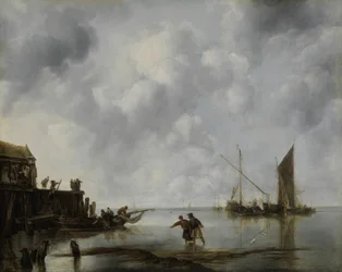 Fiskebåter i ro, 1651.