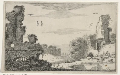 Herder bij een ruïne Ruînes (serietittel)