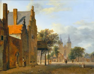 Torg og kirken Sankt Viktor i Xanten - Torg og kirken Sankt Viktor i Xanten ...