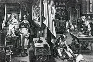 Hyacus og venerisk infeksjon, plate 6 fra 