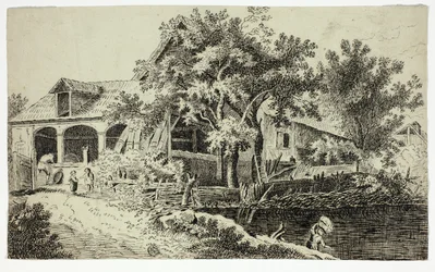 Mølle ved bekken