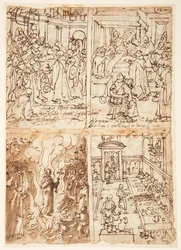 Åtte scener fra livet til San Giovanni Gualberto (recto og verso)