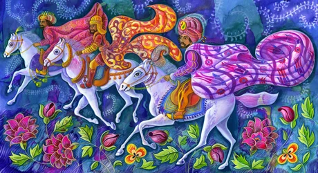 The Three Kings, 2008, (blekk og gouache)