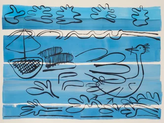Sailing West Coast, 2015 (akvarell og blekk)