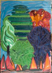 Vi er bare ubeseiret (iv), 2007 (olje på lerret)
