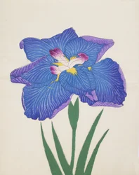 Azumabotan, nr. 89, 1890 (farget treblokktrykk)