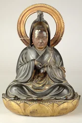 Buddhistisk abbed (lakkert tre)