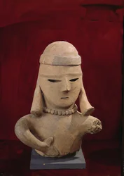 Haniwa-figur, 250-550 (rødt keramikk)