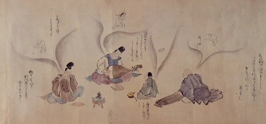 Japanske musikere, fra Sadanobu Matsudairas (1758-1829) 