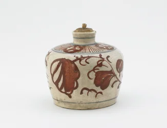 Krukke for godteripellets, Hyogo-prefektur, Edo-periode, tidlig på 1800-tallet (keramikk)