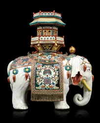 Kakiemon-stil elefant