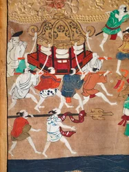 Osakazu Byobu - Japansk åttepanels foldeskjerm (maleri)