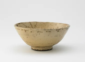 Tebolle, Edo-perioden, 1700-midten av 1800-tallet (steintøy med tre-askeglasur)