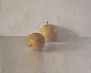 Kinesiske pærer, 2004 (olje på lerret)