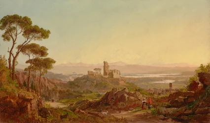 Ruiner i Narni, Italia 1875 (olje på lerret)