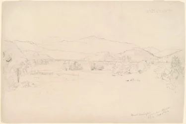 Studie for "View of Mt. Washington"