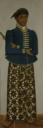 Javanesisk hoffmann, ca. 1820-70