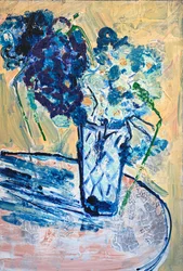 Fleur De Sel nr. 12 Dette er ikke en rose, 2021 (olje på lerret)