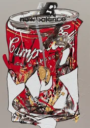 New Balance, 2019 (husmaling og blekk på lerret)