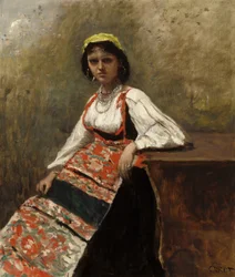Italiensk kvinne (La Morieri)