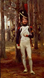 Foot Grenadier of the Imperial Guard, av Edouard Detaille