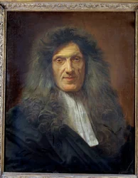 Portrett av doktoren til Ludvig XIV, Raymond Finot (1636-1709) Maleri av Jean Baptiste Jouvenet (1644-1717) 1704. Dim 0,73 x 0,59 m Louvre-museet, Paris