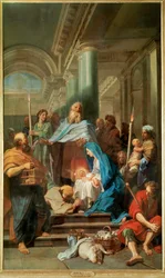Presentasjonen av Jesus (maleri på lerret)