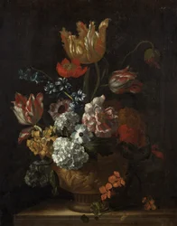 Blomsterstykke (olje på lerret)