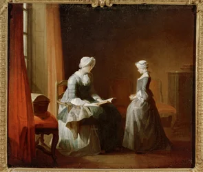 En anstendig utdannelse (maleri på lerret)