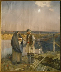 Slutten av dagen (maleri på lerret)