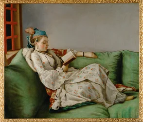 Marie-Adelaide av Frankrike, kledd i turkastil (maleri på lerret)