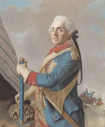 Portrett av Maurice de Saxe (1696-1750), marskalk av Frankrike