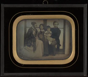 Portrett av The Regny -familien på Beaulieu
