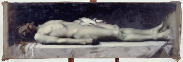 Kristus ved graven, ca. 1899 (olje på lerret)