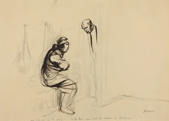 På fredskongressen, ca. 1919 (blekk)
