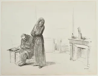 Personer i et atelier