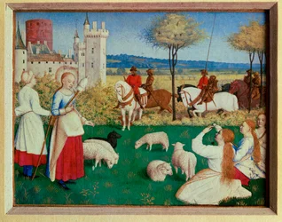 Etienne Chavaliers tidebøn: Den hellige Margaret og prefekten Olybrius …