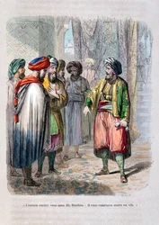 Muhammad Ali sendte sønnen Ibrahim Pasha for å slå ned det saudiske opprøret, 1811-1818, 1847
