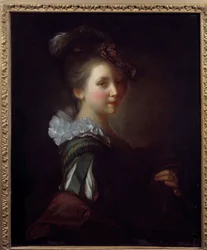 Portrett av kvinnemaleri av Jean Alexis Grimou (1680-1740) Toulouse fra 1700-tallet, Musee des Augustins