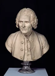 Byste av Jean-Jacques Rousseau (1712-78)